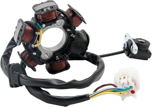 Artudatech 5-Wire Magneto Stator Generator for Kayo ATV Fox 70 Bull 125 Predator 150 Storm للوصول إلى AMS Mini Sport 110 2017-2018 ACC-2135200 AKO-P043209 in Kuwait