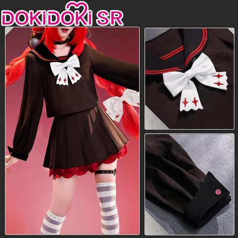 KIRA KIRA ZZZ Ukinami Yuzuha Cosplay Costume Doki-SR Zenless Zone Zero Yuzuha Cute Pink Sweater Cosplay Outfits in Saudi Arabia