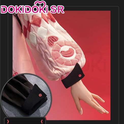 KIRA KIRA ZZZ Ukinami Yuzuha Cosplay Costume Doki-SR Zenless Zone Zero Yuzuha Cute Pink Sweater Cosplay Outfits in Saudi Arabia