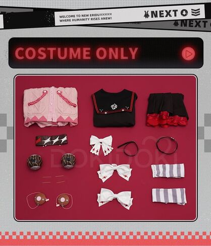 KIRA KIRA ZZZ Ukinami Yuzuha Cosplay Costume Doki-SR Zenless Zone Zero Yuzuha Cute Pink Sweater Cosplay Outfits in Saudi Arabia