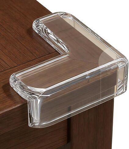 12 Pack Corner Protector for Baby, Clear Corner Protectors, Table Corner Covers Baby Safety, Furniture Corner Guard & Edge Safety Bumpers to Cover Sharp Furniture & Table Edges in Kuwait