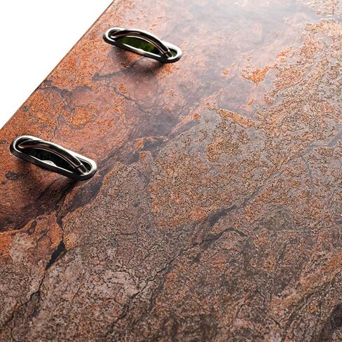 HERMA 19653 Folder A4 Natural Wood, 7 cm Wide, Cardboard Folder with Inner Print for School and Office, Sturdy Children's Ring Binder Made of Cardboard for Boys and Girls in Kuwait