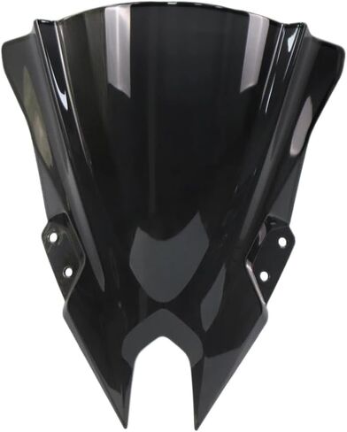 Double Bubble Windscreen Fairing Motorcycle Wind Deflector Compatible with 7 Hybrid 2024 2025(Black) in Kuwait