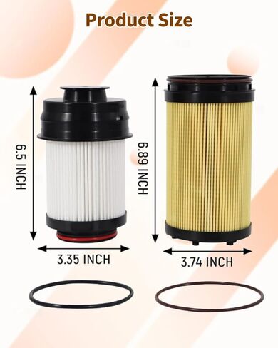 68677800AA 68677810AA Fuel Filter Water Separator Set Fit for 2025 2026 6.7 Cummins Fit for Ram 2500 3500 4500 5500 6.7L Turbo Diesel Engines in Kuwait