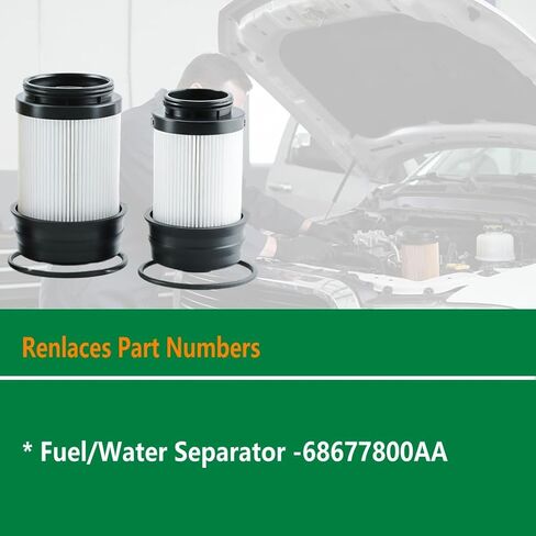 68677800AA 6.7 Cummins Fuel Filter Water Separator Set for 2025-2026 Dodge Ram 2500/3500/4500/5500 6.7L Cummins Diesel Turbo Engines in Saudi Arabia