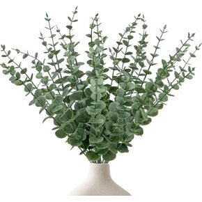 25Pcs Artificial Eucalyptus Stems, Realistic Fake Eucalyptus Branches for Home Decor, Wedding Centerpiece, Christmas Table Decoration, Centerpiece Greenery Arrangement​ in Saudi Arabia