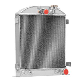 4 Row Aluminum Radiator Compatible with 1939 1940 Ford-Grill-Shells Chevy Engine at 3.3L L4 Radiator in Kuwait