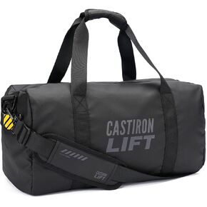 حقيبة رياضية للرجال والنساء مع حقيبة دفل للأحذية للسفر والرياضة واللياقة البدنية والتمرين باللون الأسود غير اللامع in Kuwait