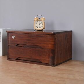 خزانة ملفات مسطحة، خزانة بأدراج سطح المكتب، خزانة ريفية، صندوق تخزين خشبي لسطح المكتب مع أدراج قابلة للقفل، لوازم مكتبية A4/منظم ملفات الإيصالات، صندوق تخزين من الخشب الصلب، B in Kuwait