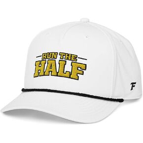 Richardson 258 Run The Half Wrestling Rope Snapback Hat – Structured 5-Panel Mid-Profile Adjustable Flat Brim Cap in Saudi Arabia