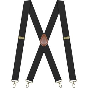 Suspenders for Men Heavy Duty X-Back Mens Suspenders 4 Hooks for Jeans in Saudi Arabia