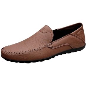 Shoes Men's Versatile Casual Slip-on Loafers British Soft-Soled Oxford Shoes for Wedding Party Driving Men Low-top Flat Heel Comfortable Shoes in Kuwait