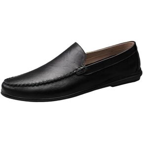 Men's Casual Slip-on Shoes Round Toe flat Heel Shoes Comfortable Breathable Rubber Shoes for Men in Kuwait