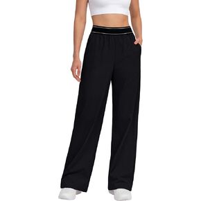 BMJL Womens Track Pants Loose Straight Leg Workout Pants Elastic Waist Lightweight Trousers Summer 2026 in Kuwait