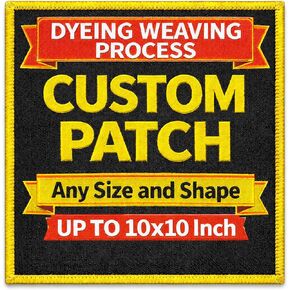 Custom Decorative Patches, Personalized Morale Patches, for Use On Backpacks Caps Jackets Uniforms, Hook Loop Fastener, Sew on, Iron on, Gift for Teams, Family & Pet Lovers in Kuwait