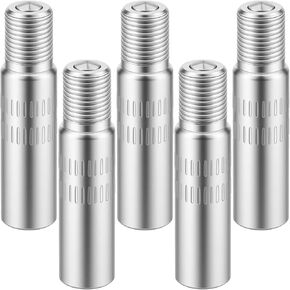 5 Pcs 39MM Tire Valve Extender, Metal Valve Stem Extension, Tire Stem Extension, Brass Valve Extender for Car, Truck, Motorcycle (Silver) in Kuwait