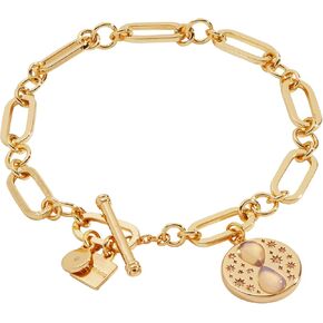 Alex and Ani Harry Potter Time Turner Toggle Bracelet, Brass Shiny Gold in Saudi Arabia