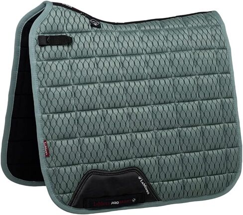 LeMieux Dressage ProSorb Square Saddle Pad - English Saddle Pads for Horses - Equestrian Riding Equipment and Accessories (Black - Large) in Saudi Arabia
