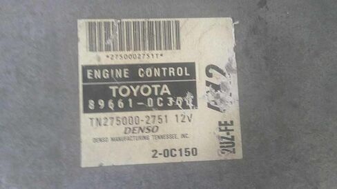 وحدة التحكم في المحرك ECM 2WD تناسب 01-02 متوافقة مع تويوتا متوافقة مع تندرا 89661-0C350 896610C350 in Kuwait