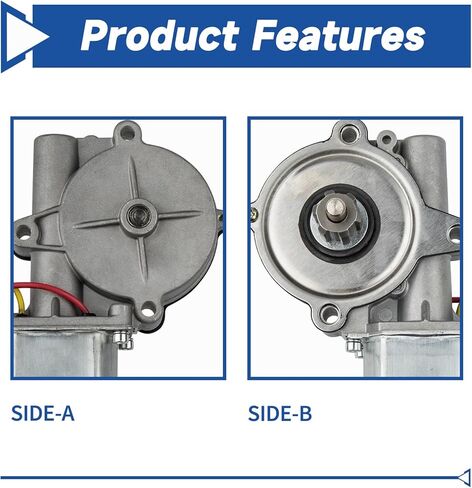 Obaee Power Window Lift Motor Front and Rear Left Driver Side Compatible with 1992-1995 Ford Cougar F-150 F-250 F-350 Bronco, Lincoln Mark VIII, Mercury Cougar Grand Marquis, Replace E9AZ5423394B in Saudi Arabia