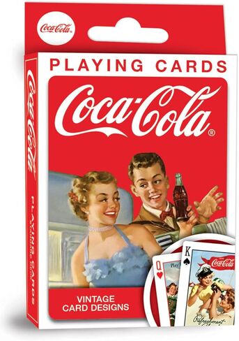 MasterPieces Officially Licensed Coca Cola 2 Pack Playing Cards - 54 Card Deck for Adults in Kuwait