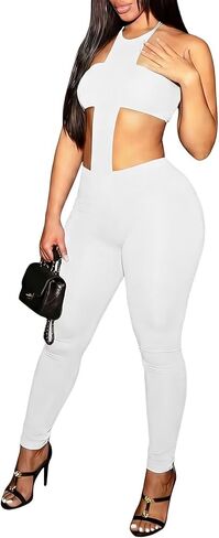 Kafiloe مثير 2 قطعة ملابس النادي للنساء كلوبوير أنبوب المحاصيل الأعلى الرسن قطع Bodycon حللا مجموعة عيد ميلاد in Kuwait