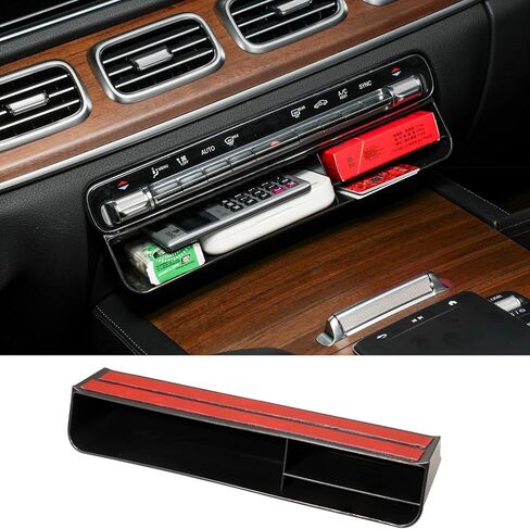 Center Console Organizer for Mercedes-Benz GLE GLS CLA GLA GLB 2020-2026, Hidden Storage Box Tray Under Dashboard A/C Control in Kuwait
