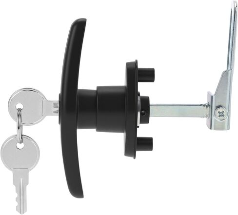 QWORK Truck Cap Locking T-Handle Set, Truck Bed Topper Door Locking Kit Accessories, Includes Left & Right, Keyed Alike (2 Locks) in Saudi Arabia