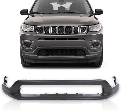 G-PLUS Primered Front Lower Bumper Cover Fascia Compatible with Jeep Compass 2017 2018 2019 2020 2021 Textured Dark Gray 5UQ11RXFAB CH1015131 in Saudi Arabia