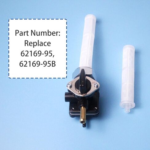 صمام الوقود بيتكوك مخرج مستقيم 22 مم متوافق مع Harley Sportster 883 XL883 XLH883 Sportster 1200 XL1200 XLH1200 1995-2006، استبدل 62169-95B 62169-95 in Kuwait