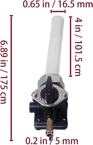 صمام الوقود بيتكوك مخرج مستقيم 22 مم متوافق مع Harley Sportster 883 XL883 XLH883 Sportster 1200 XL1200 XLH1200 1995-2006، استبدل 62169-95B 62169-95 in Kuwait