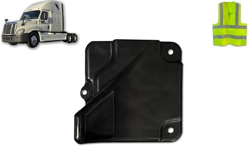 KOZAK Support Upper Bracket 3L fits Cab Extender Lower Fairing Compatible with Freightliner Cascadia, Narrow Fairing Version, Left Driver Side, + Logo and Reflective Vest in Kuwait