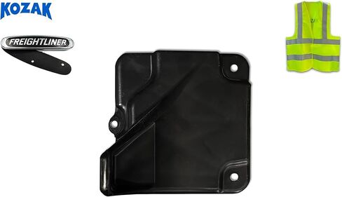 KOZAK Support Upper Bracket 3L fits Cab Extender Lower Fairing Compatible with Freightliner Cascadia, Narrow Fairing Version, Left Driver Side, + Logo and Reflective Vest in Kuwait