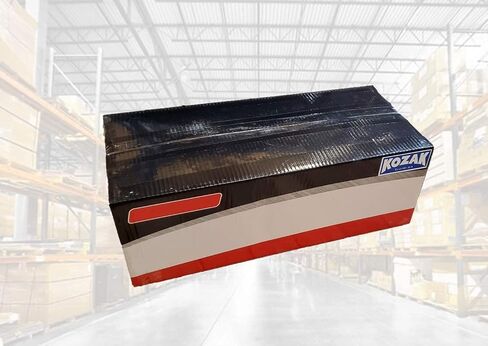 KOZAK Support Upper Bracket 3L fits Cab Extender Lower Fairing Compatible with Freightliner Cascadia, Narrow Fairing Version, Left Driver Side, + Logo and Reflective Vest in Kuwait