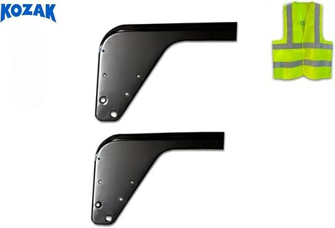 KOZAK Fairing Brackets Set for Behind Cab Cabin Fairing Extension Lower (Left Driver Side) Compatible with Kenworth T680 2013-2021 Plus Logo and KOZAK Vest in Kuwait
