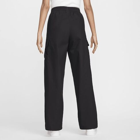 Nike Sportswear Everything Wovens Women's Mid-Rise Cargo Pants (FV7643-010, Black/White) Size Small in Saudi Arabia