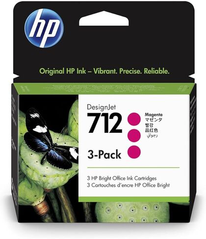 طابعة HP DesignJet T630 مقاس 24 بوصة لاسلكية كبيرة الحجم وطابعة نفث الحبر الحرارية الملونة، إصدار 2025، حزمة مع 3 ألوان وحزمة حبر أسود سعة 80 مل، وبكرة ورق نفث الحبر غير اللامعة in Saudi Arabia