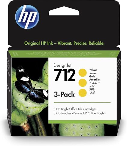 طابعة HP DesignJet T630 مقاس 24 بوصة لاسلكية كبيرة الحجم وطابعة نفث الحبر الحرارية الملونة، إصدار 2025، حزمة مع 3 ألوان وحزمة حبر أسود سعة 80 مل، وبكرة ورق نفث الحبر غير اللامعة in Saudi Arabia