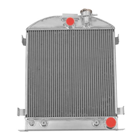 مشعاع ألومنيوم ذو 4 صفوف متوافق مع محرك تشيفي Ford-Grill-Shells 1939 1940 في مشعاع 3.3L L4 in Kuwait