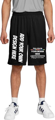 INK STITCH Men St355 Custom Design Printing Logo Photo Texts Performance Shorts in Saudi Arabia