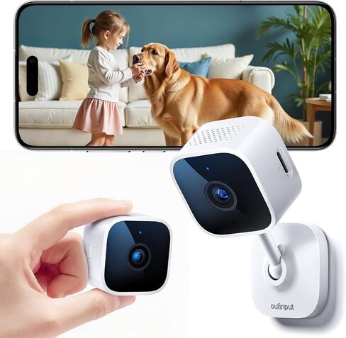 كاميرا مراقبة داخلية للإخراج 2K WiFi، أمن المنزل، مراقبة الأطفال، كاميرا للحيوانات الأليفة، التحكم في التطبيقات، تنبيه فوري، كشف الحركة، رؤية ليلية، تخزين سحابي ومحلي، مشاركة مع العائلة، عبوتان in Kuwait