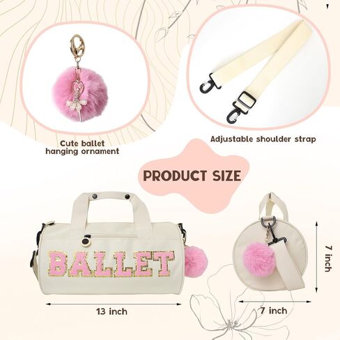 حقيبة باليه للبنات هدايا الباليه مع حقيبة دفل للرقص من القطيفة مع حرف شانيل لراقصة الباليه in Kuwait
