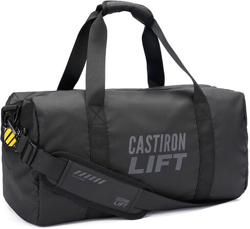 حقيبة رياضية للرجال والنساء مع حقيبة دفل للأحذية للسفر والرياضة واللياقة البدنية والتمرين باللون الأسود غير اللامع in Kuwait