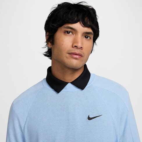 Nike Tour Men's Golf Sweater (FQ8832-422, Psychic Blue/Black) Size Medium in Saudi Arabia