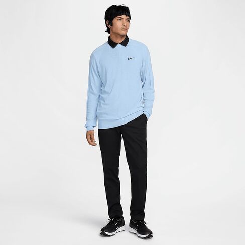 Nike Tour Men's Golf Sweater (FQ8832-422, Psychic Blue/Black) Size Medium in Saudi Arabia