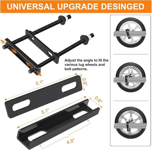 حامل الإطارات الاحتياطية لملحقات المقطورة المساعدة، دعامة العجلات العالمية حامل الإطارات الاحتياطية، حامل إطارات المقطورة in Kuwait