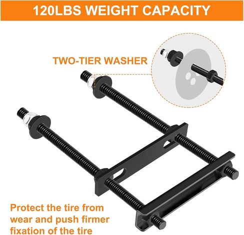 حامل الإطارات الاحتياطية لملحقات المقطورة المساعدة، دعامة العجلات العالمية حامل الإطارات الاحتياطية، حامل إطارات المقطورة in Kuwait