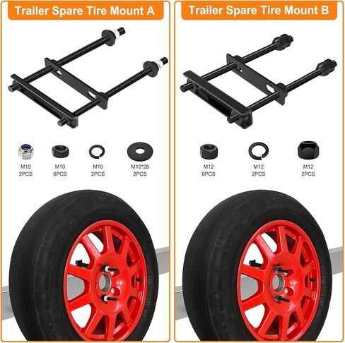حامل الإطارات الاحتياطية لملحقات المقطورة المساعدة، دعامة العجلات العالمية حامل الإطارات الاحتياطية، حامل إطارات المقطورة in Kuwait