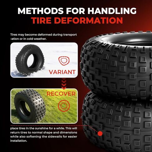 Set of 2 145/70-6 ATV UTV Tires,145/70x6 All-Terrain Tires,6-Ply Rated,Tubeless in Saudi Arabia