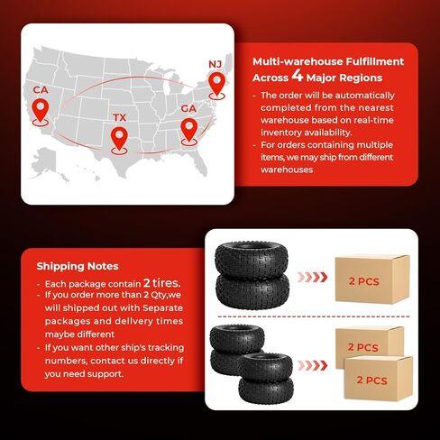 Set of 2 145/70-6 ATV UTV Tires,145/70x6 All-Terrain Tires,6-Ply Rated,Tubeless in Saudi Arabia